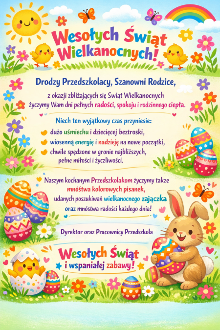 RADOSNYCH ŚWIĄT WIELKANOCNYCH