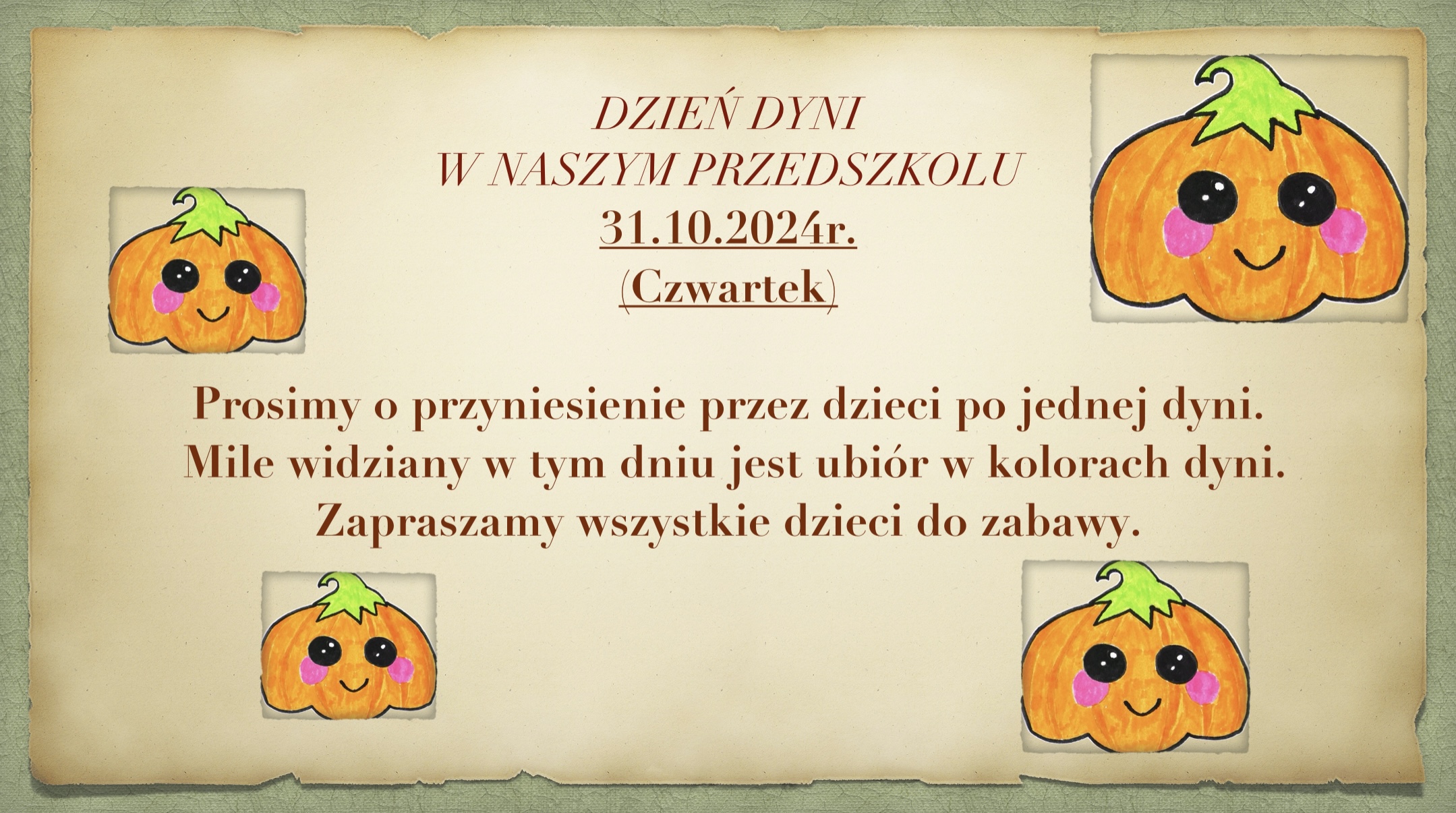 DZIEŃ DYNI 